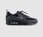 Nike Air Max 90 Trainers – Black Iron Grey sizes 6 to 12 with DFC/BLC code – Free C&C