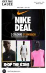 Nike Cotton T-shirts available in 3 colours – Black, White and Pink