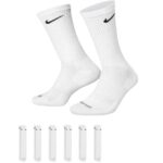 Nike Everyday Plus Cushioned Training Crew Socks (6 Pairs) White with code