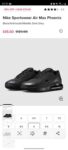 Nike Sportswear Air Max Phoenix Black/Anthracite/Metallic Dark Grey – Size 9, 10 & 11