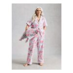 Nina Lightweight Pyjama Bottoms – Blue Print