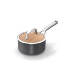 Ninja 16cm Ceramic Saucepan, Terracotta & Grey