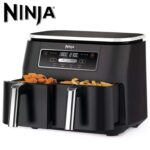 Ninja Foodi Dual Zone Air Fryer 7.6L AF200UK – Air Fry, Max Crisp, Roast and Reheat 2 Year Guarantee – W/Code
