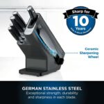 Ninja Foodi StaySharp 5-Piece Knife Block with Integrated Sharpener 10 Year guarantee w/ code