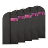 Niviy Suit Bags 60 X 100 Cm, Black Clear Window