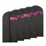 Niviy Suit Bags 60 X 100 Cm, Black Clear Window