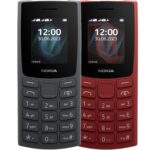 Nokia 105 4G Dual SIM Mobile Phone – Charcoal Black / Red Terracotta – with Code