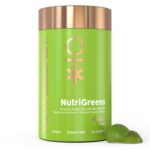 Nutriburst NutriGreens – 22 Plants Cultures Vegan & Sugar Free Gummies x 60