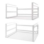 Nxconsu 2-Pack under Shelf Storage Baskets – White