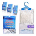 Nyxi Set of 24 Hanging Interior Wardrobe Dehumidifier – 230g Each Bag