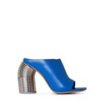 OFF WHITE Womens Slinky High Heel Mules