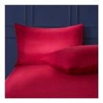 OHS 2 Pack Plain Dyed Housewife Pillowcases – Berry