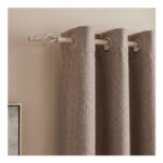 OHS Extendable Twist Curtain Pole – Natural
