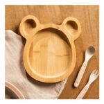 OHS Kids Wooden Bear Serving Board – Natural