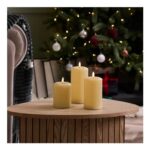 OHS LED Candles – Cream – 3 Pack