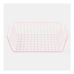 OHS Metal Wire under Shelf Basket – Pink