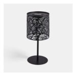 OHS Solar Metal Table Lamp – Black
