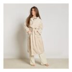 OHS Tufted Pumpkin Fleece Dressing Gown – Cream