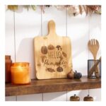OHS Wooden Autumn Serving Board – Natural
