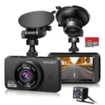 ORSKEY Dash Cam for Cars Front and Rear and SD Card Included 1080P Full HD Dual Lens 170 Wide Angle Sony Sensor – Sold By ORSKEY-UK/FBA
