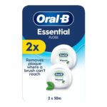 Oral-B Essential Floss, Mint, Waxed, 2x50m Roll – £2.52 S&S