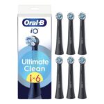 Oral-B iO Ultimate Clean Electric Toothbrush Heads, 6 Count, Black – £26.60 S&S