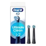 Oral-B iO Ultimate Clean Replacement Brush Heads – 2 Pack – Black