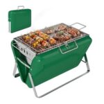 Outsunny Portable Charcoal BBQ Grill – Dark Green