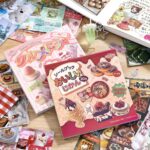 Over 1300 Pieces Japanese Sticker Collection Band Aesthetic Cute Retro Decorative Sticker Album Japanese Stationery Decals Book For Albums Journals