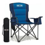 Overmont 227kg Oversized Camping Chair Blue