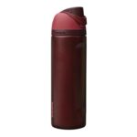 Owala FreeSip Insulated Stainless Steel Water Bottle, 710ml, Black Cherry