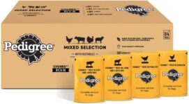 PEDIGREE Adult Dog Food Pouches Chunks in Gravy 84 x 100 g Multipack