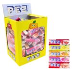 PEZ Refill Box, Mixed Fruit Flavoured Mix, Retro Vegan Gift Sweets, 850g (Pack of 1)