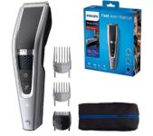PHILIPS Series 5000 HC5630/13 Hair Clipper – Black & Silver – Free C&C