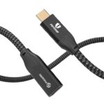 PHIXERO 20Gbps, 100W USB C Extension Cable 0.5m, USB C Male to Female USB Cable with voucher sold by PHIXERO UK / FBA