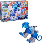 PJ Masks Animal Power Charge and Roar Power Cat Preschool Toy, Motorized Toy with 20 Lights and Sounds, 3 Years and Up