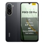 POCO C81 Pro Smartphone, 4256GB, Black, 6.9-Inch Display