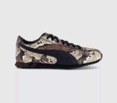 PUMA Sprint Trainers Russet Brown Puma Black