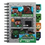 Paladone Officially Licensed Minecraft Notebook Set, A5 Spiral