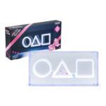 Paladone Squid Game LED Logo Neon Light – Officially Licensed Merchandise