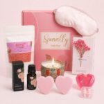 Pamper Gifts for Women, Gifts for Women Birthday Unique, Bath Sets Relaxation Spa, Get Well Soon, Self Care Package for Her Ideas for Sister, Ladies, Friend, Mothers Day,Christmas (Pink-Sleep Well)