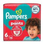 Pampers Baby-Dry Nappy Pants Size 6 – 28 Pack