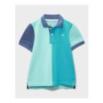 Panelled Cotton Piqu Polo