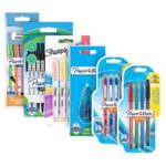 Paper Mate & Sharpie Pens Set Stationery Supplies Ballpoint PensHighlightersMechanical Pencils & Correction Tape 26 Count