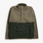 Patagonia Mens Retro Pile 1/2 Snap Pullover – Old Growth Green (Sizes S & L)