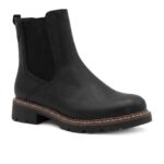 Pavers Warm Lined Chelsea Boots – Black