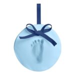 Pearhead Babys First Handprint or Footprint Ornament Kit – Blue