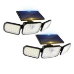 Peasur Solar Security Lights Outdoor Motion Sensor (2 Pack) – W/Voucher – Sold by Peasur-UK / FBA