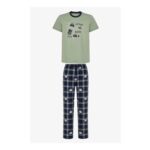 Penti Mens Short Sleeve Pajama Set – Mint