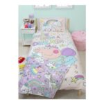 Peppa Bedtime Pink Panel Duvet Cover